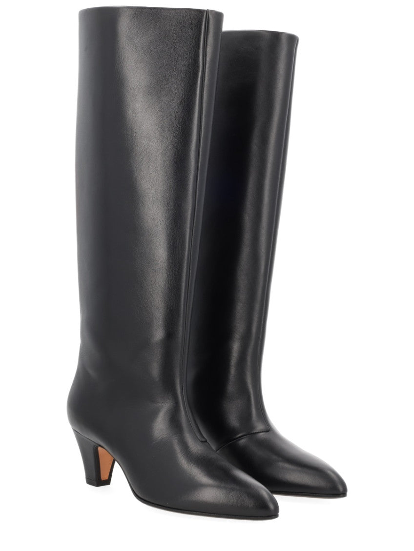 Black Solid Alva Boots 2