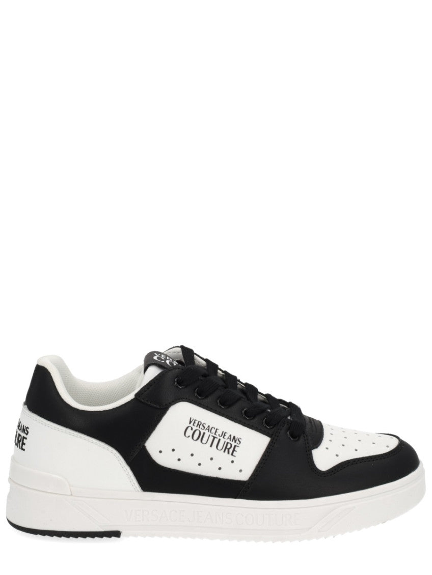 White Color Block Sneakers 1
