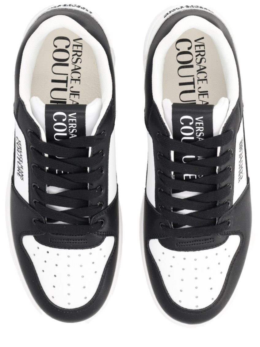 White Color Block Sneakers 5