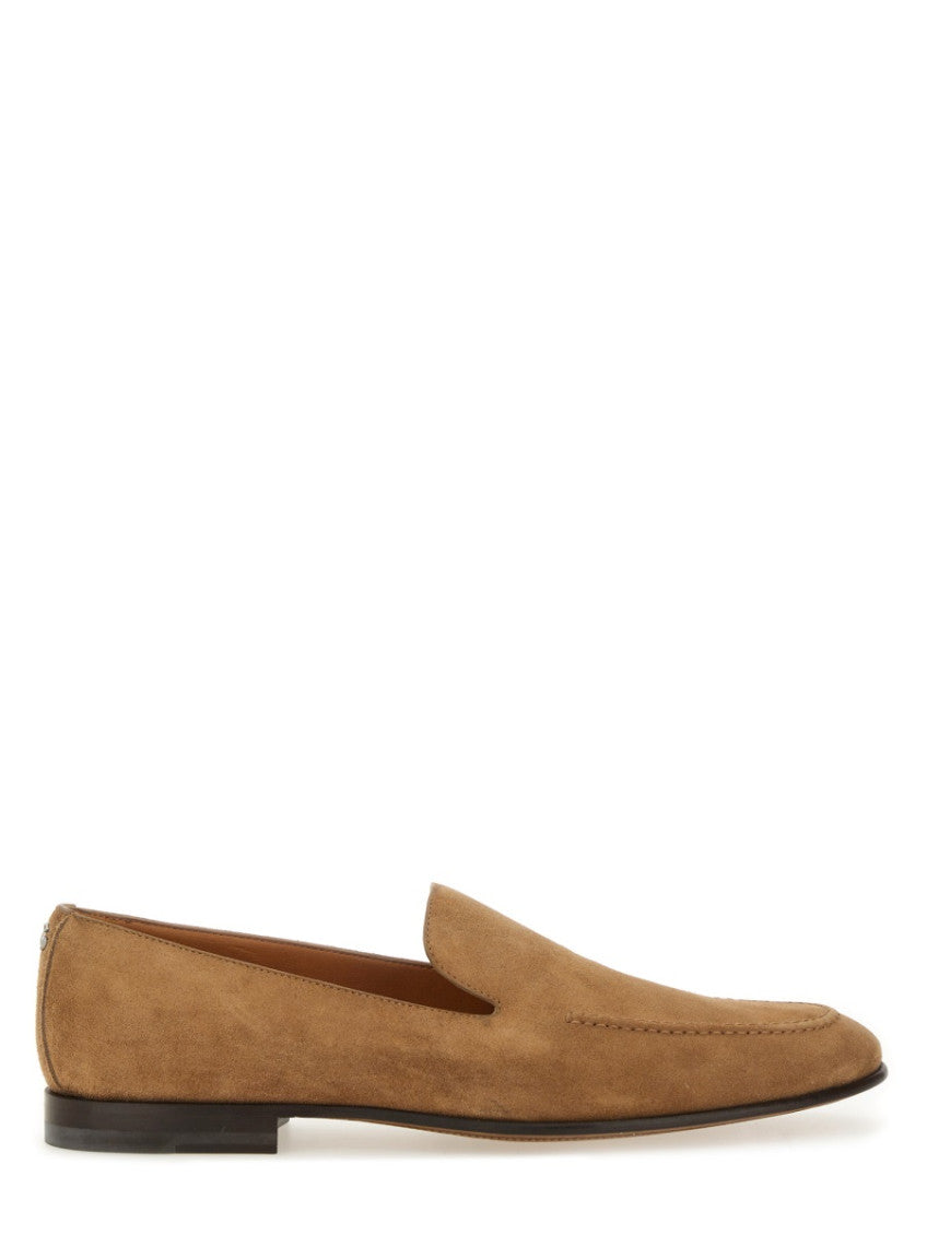 Beige Leather Loafers 1