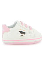 Babies White Graphic Sneakers 1