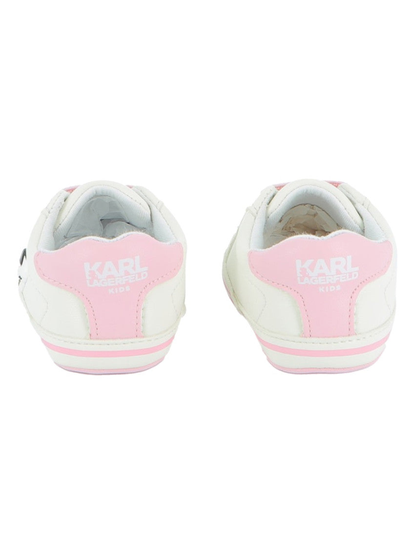 Babies White Graphic Sneakers 4