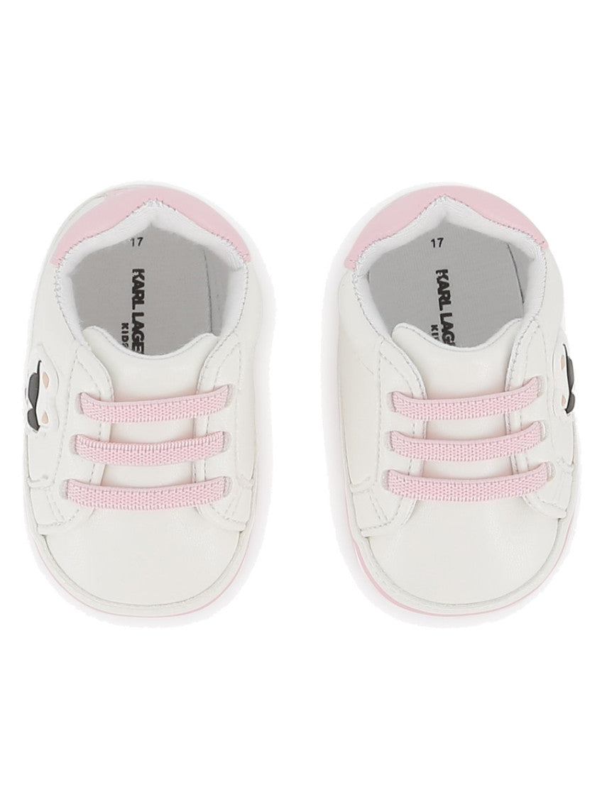Babies White Graphic Sneakers 5