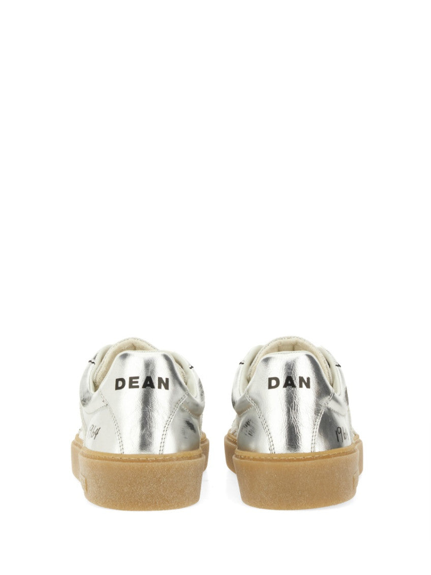 Silver Leather Sneakers 3