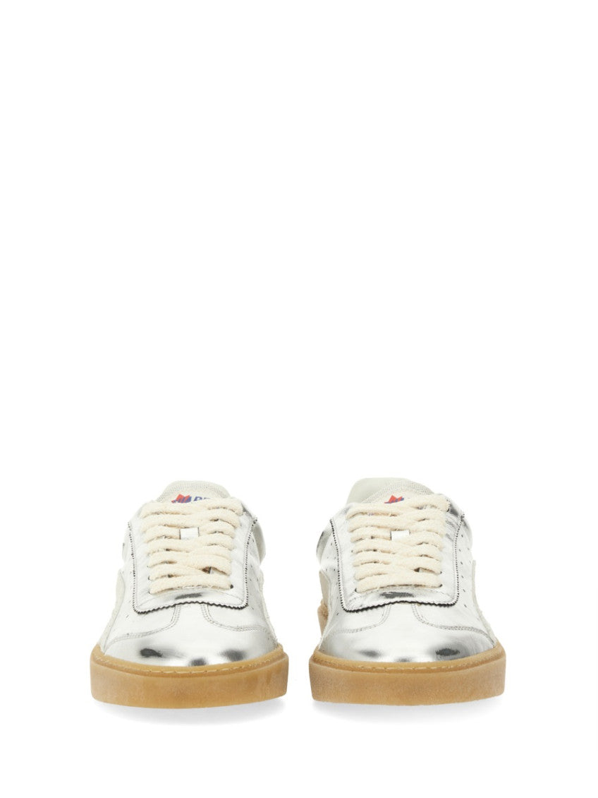 Silver Leather Sneakers 4