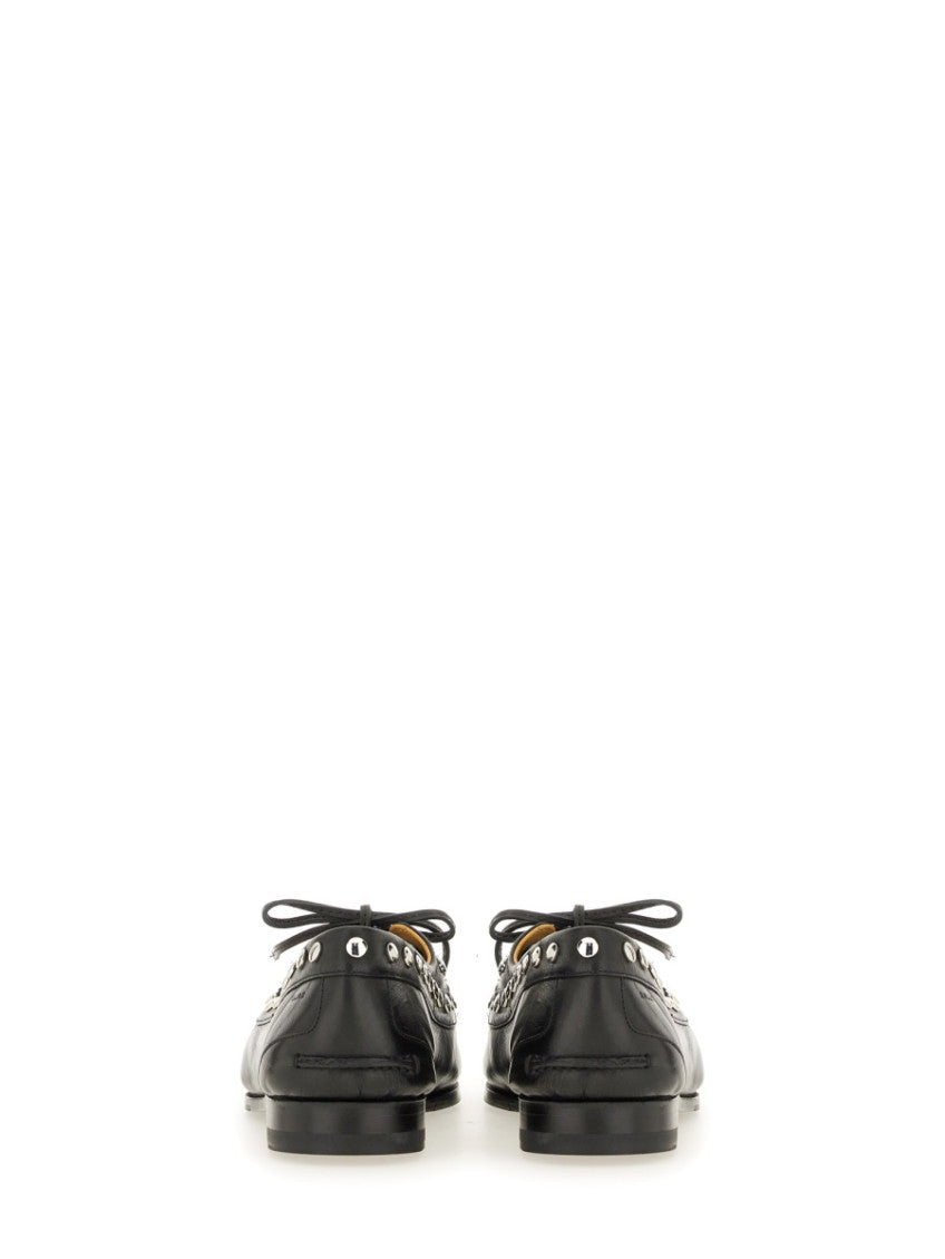 Black Studded Loafers 3