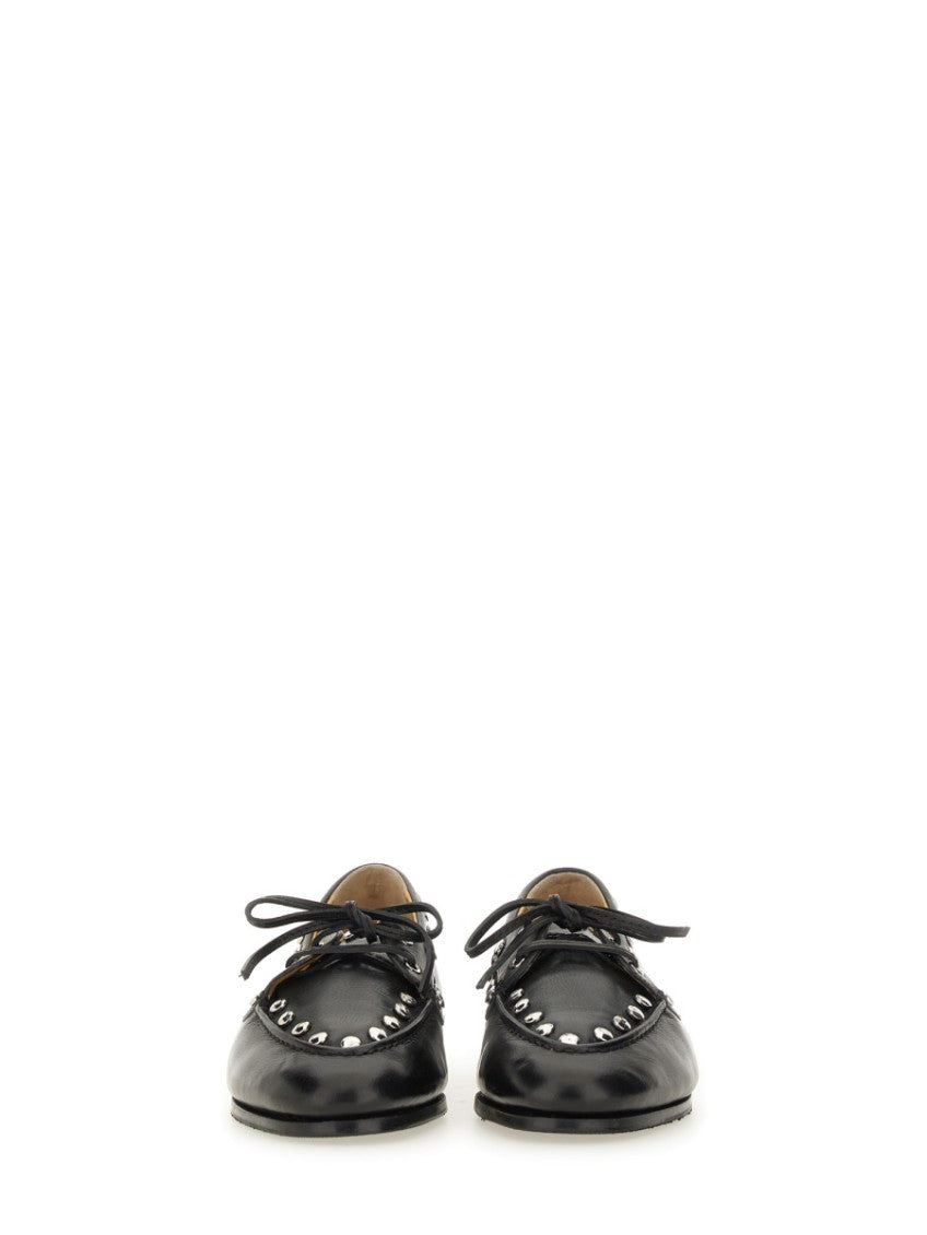 Black Studded Loafers 4