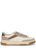 Beige Color Block Sneakers 1