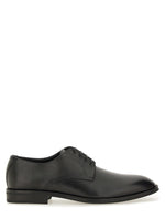 Black Leather Lace Up Shoes 1
