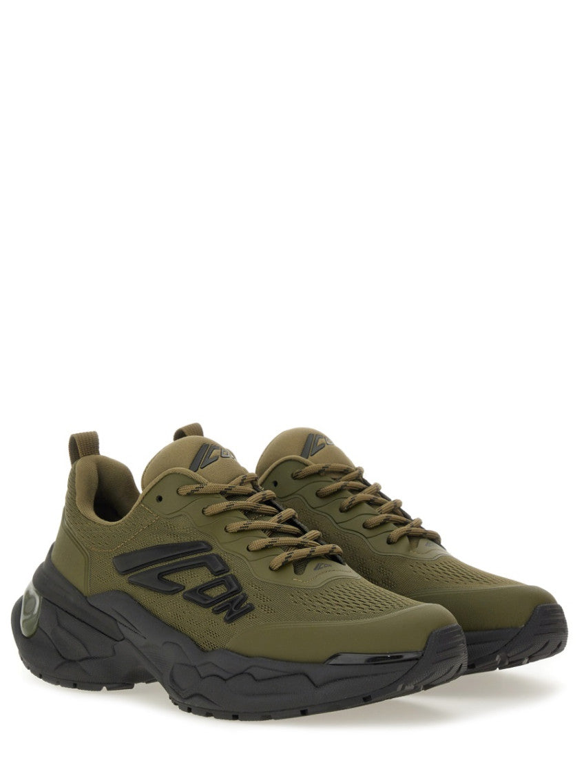 Green Logo Faster Sneakers 2