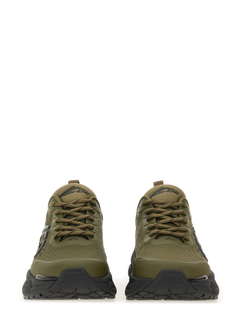 Green Logo Faster Sneakers 4