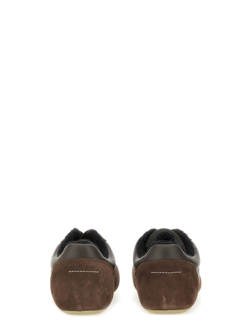 Brown Leather Sneakers 3