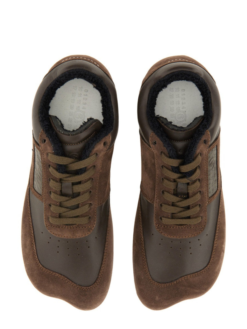 Brown Leather Sneakers 6