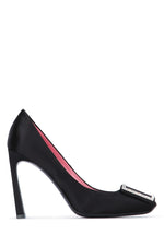 Black Slip On Pumps 1