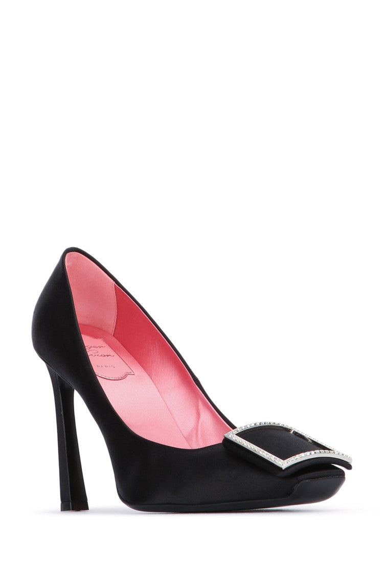 Black Slip On Pumps 2
