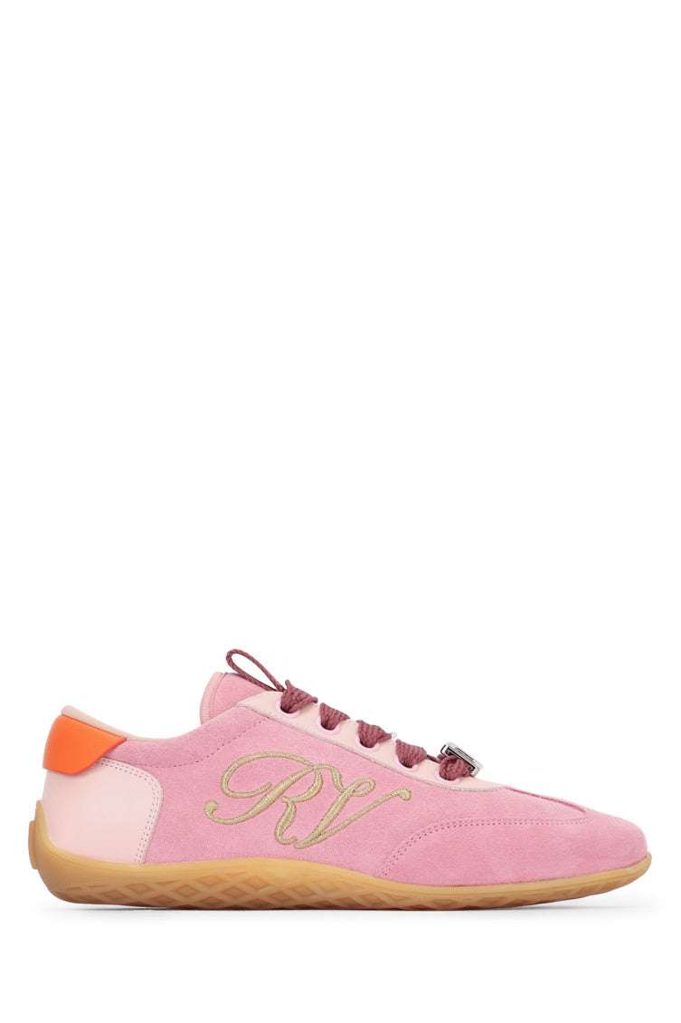 Pink Logo Sneakers 1