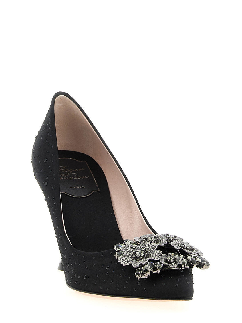 Black Slip On Pumps 2