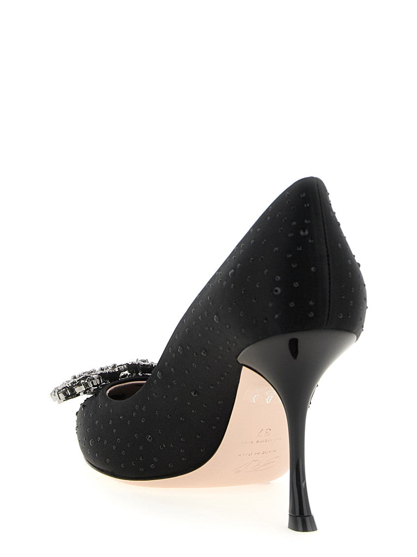 Black Slip On Pumps 3