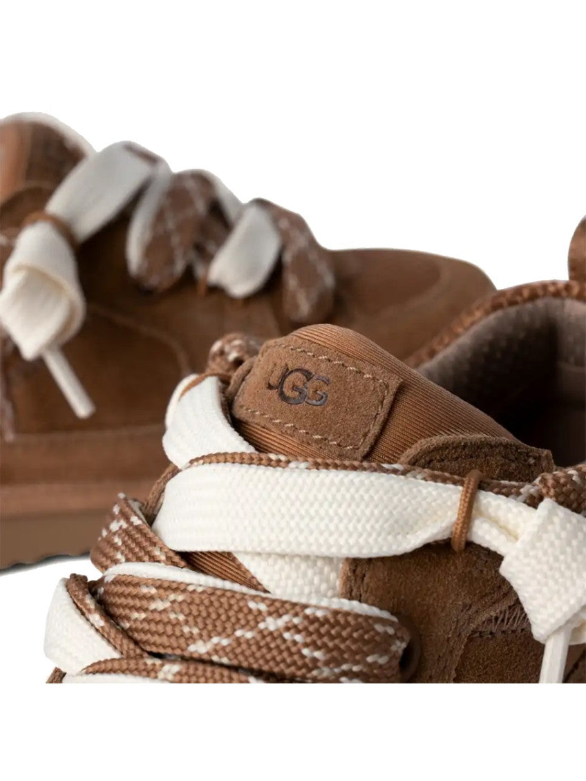 Kids Brown Logo Sneakers 4