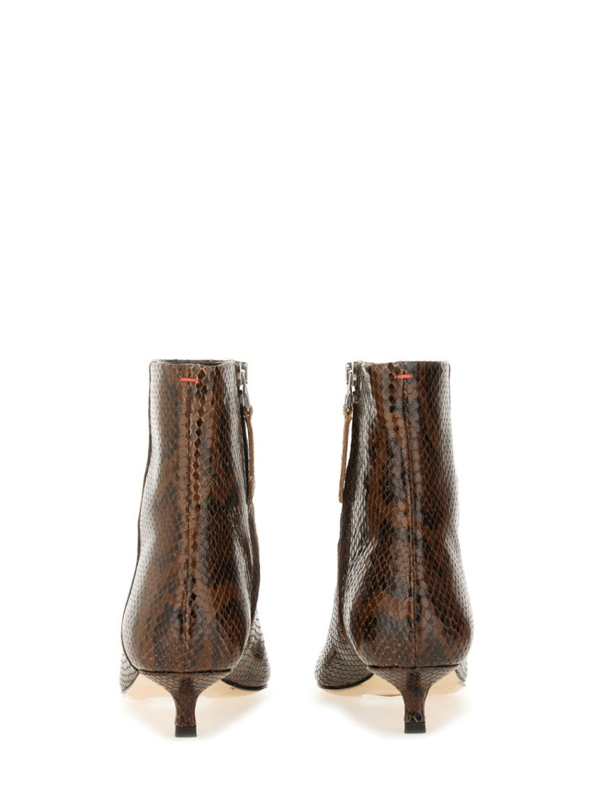 Brown Pointed-toe Boots 3