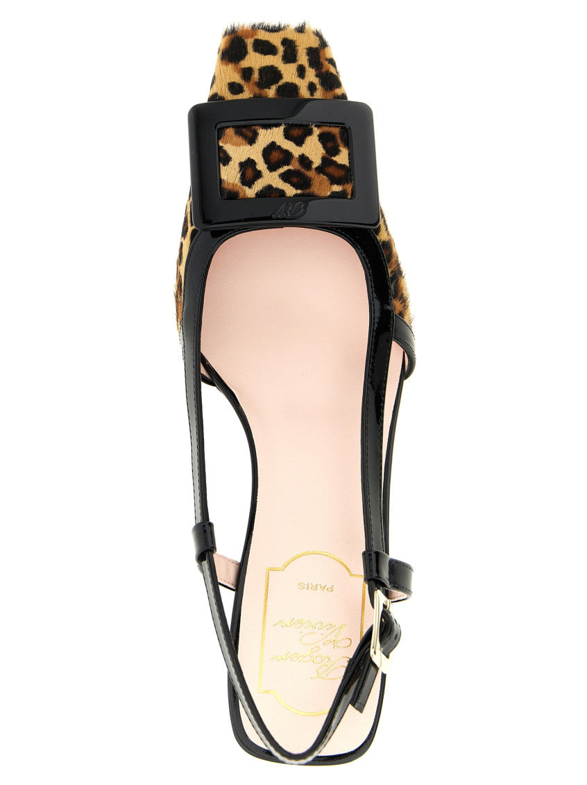 Leopard Print Slingback Pumps 4