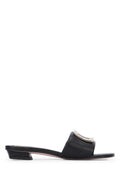 Black Slip On Heels 1
