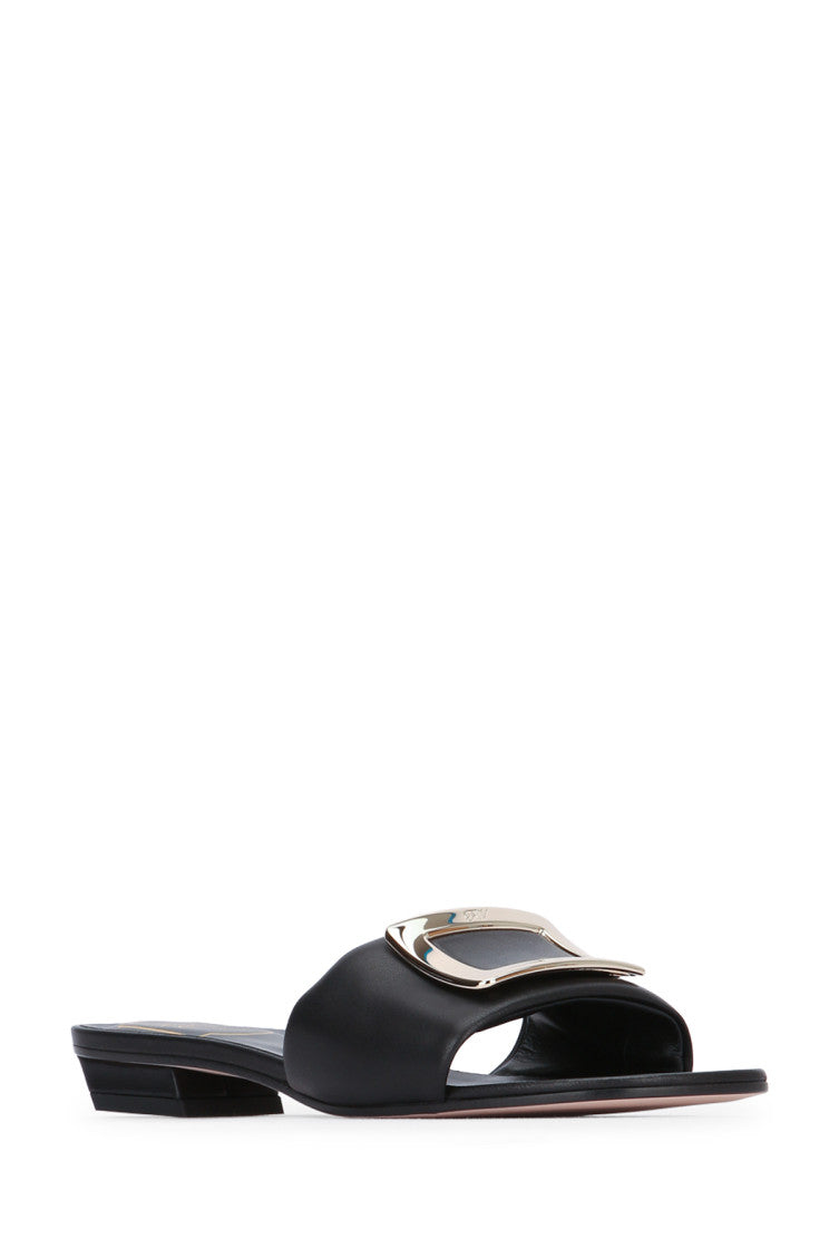 Black Slip On Heels 2