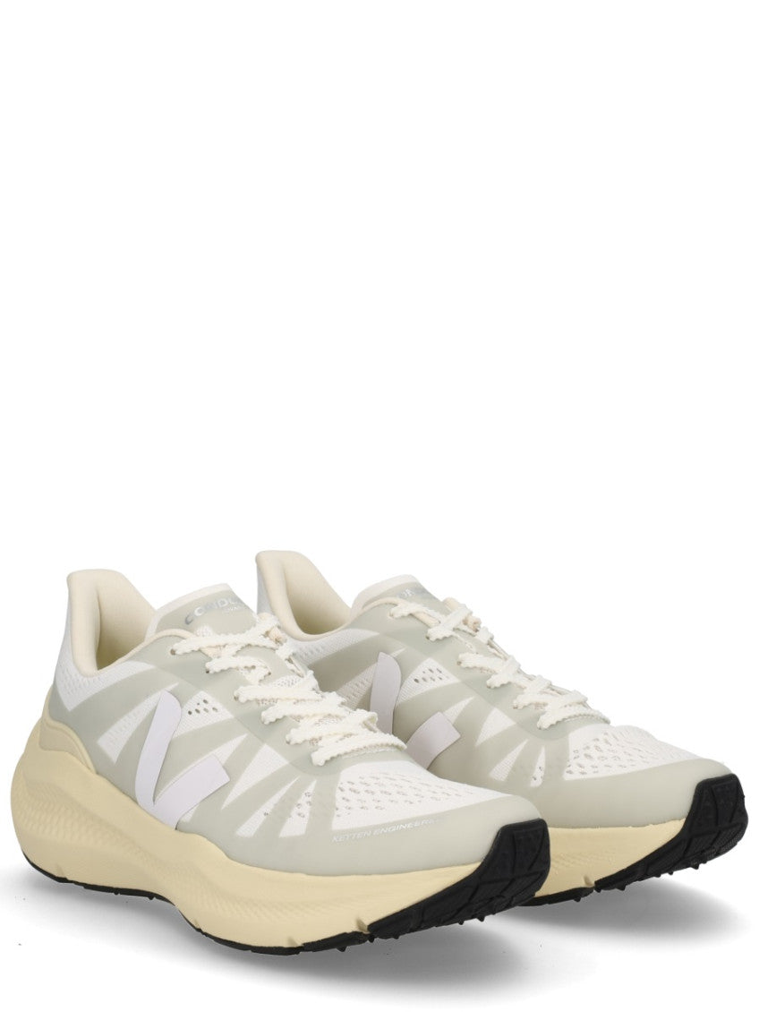 White Lace-up Sneakers 2
