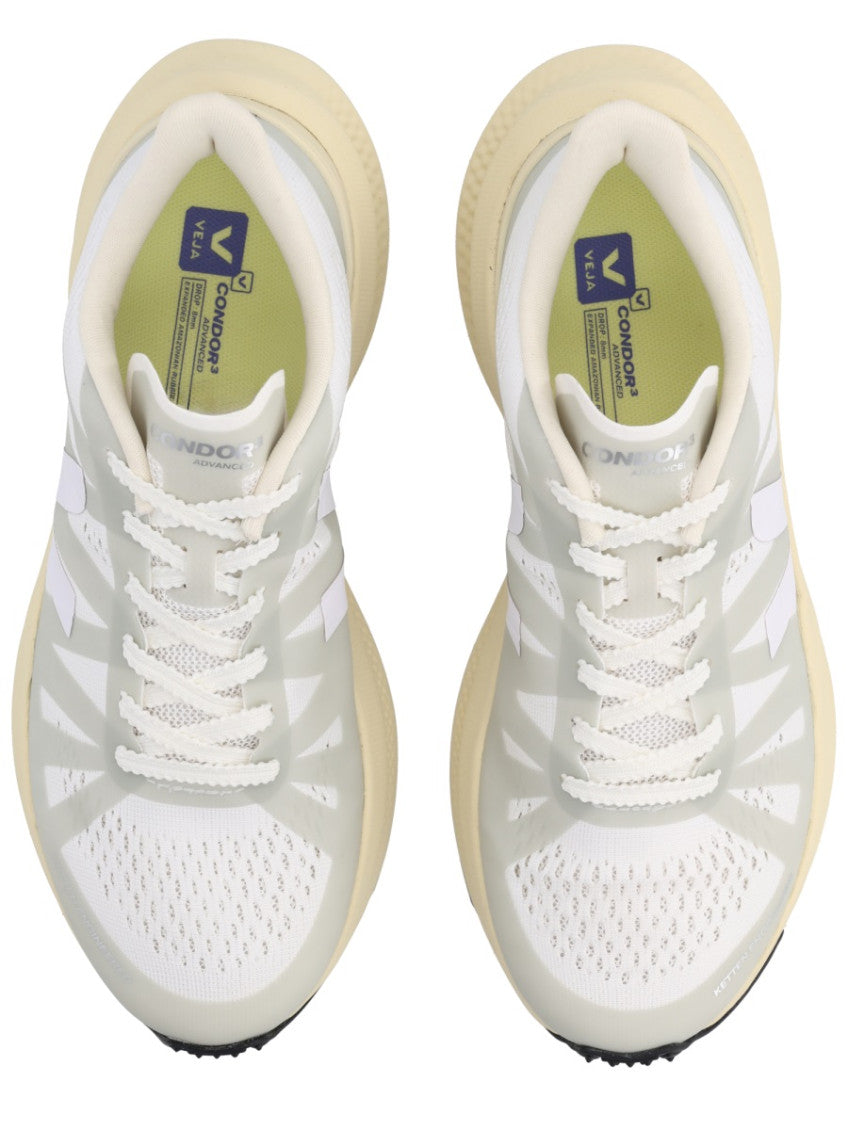 White Lace-up Sneakers 5