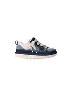 Kids Blue Color Block Sneakers 1