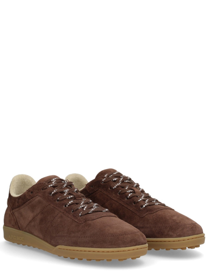 Brown Lace up Sneakers 2