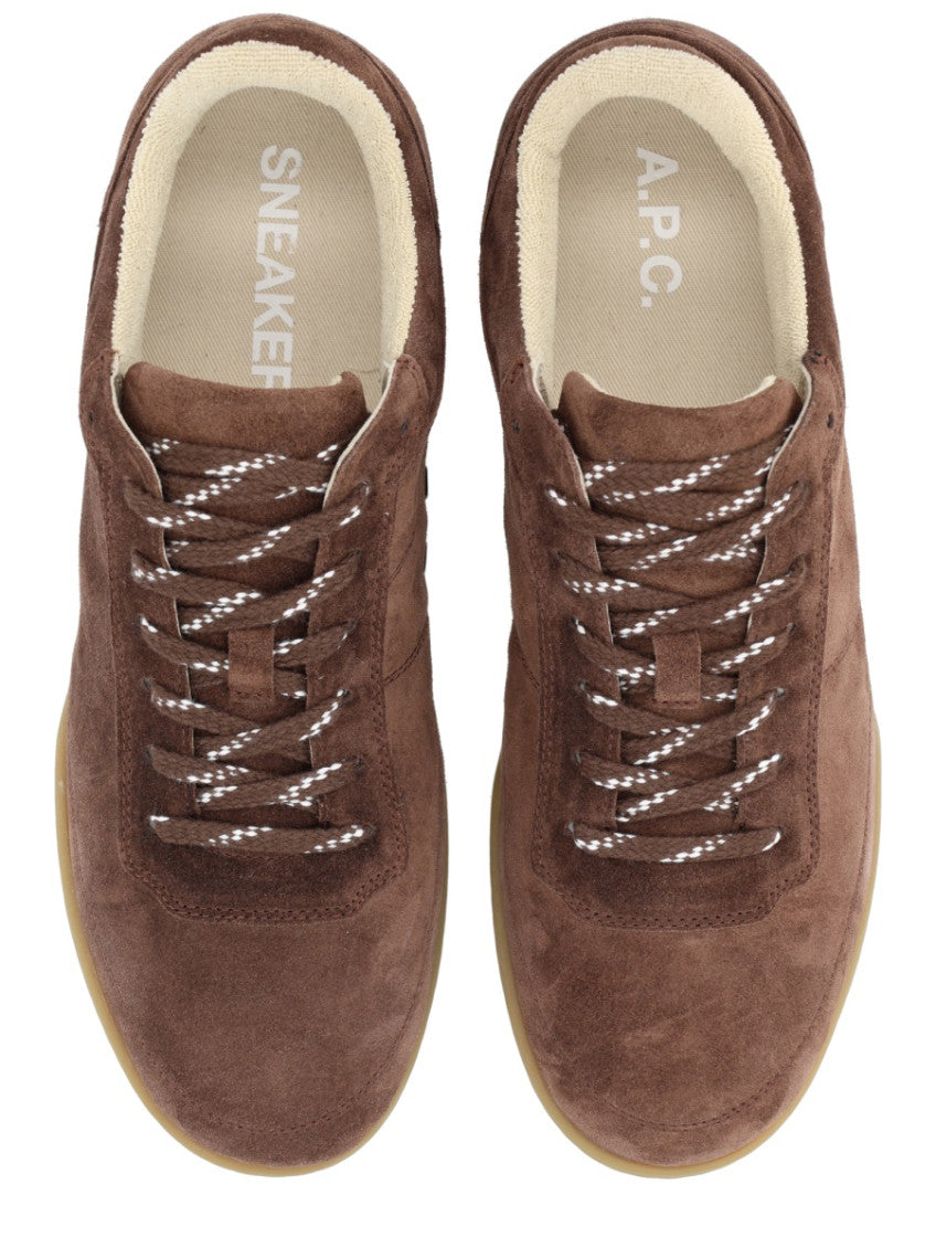 Brown Lace up Sneakers 3