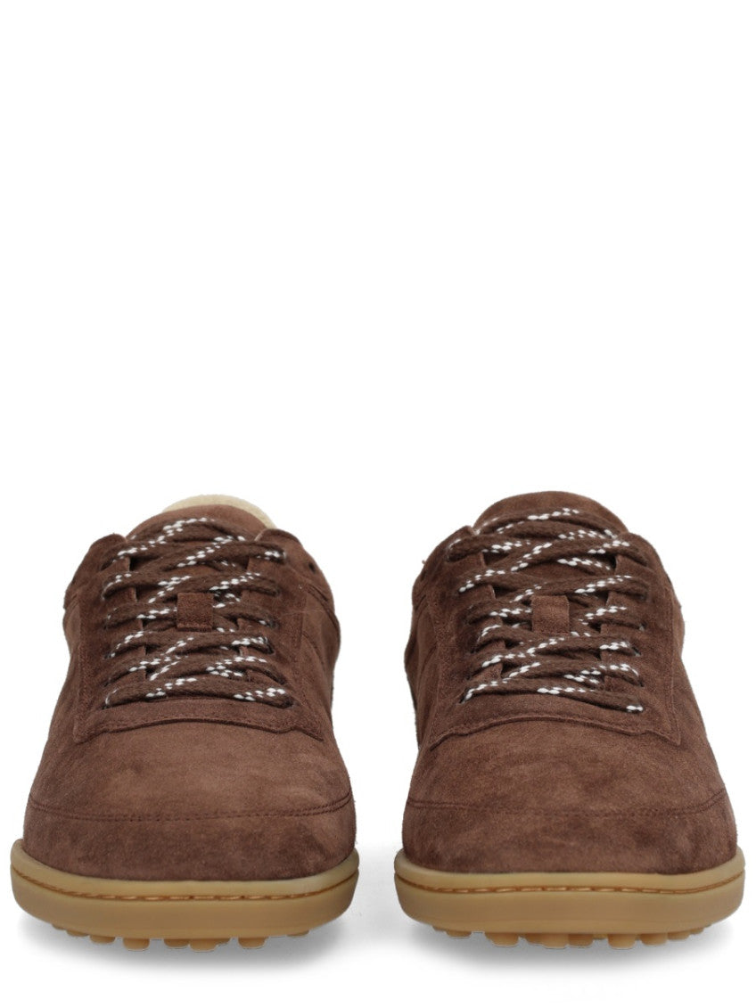 Brown Lace up Sneakers 4