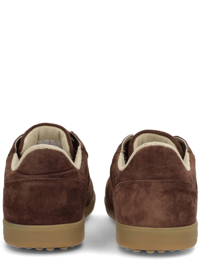 Brown Lace up Sneakers 5