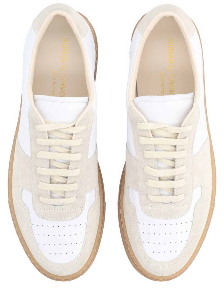 White Lace-up Sneakers 5