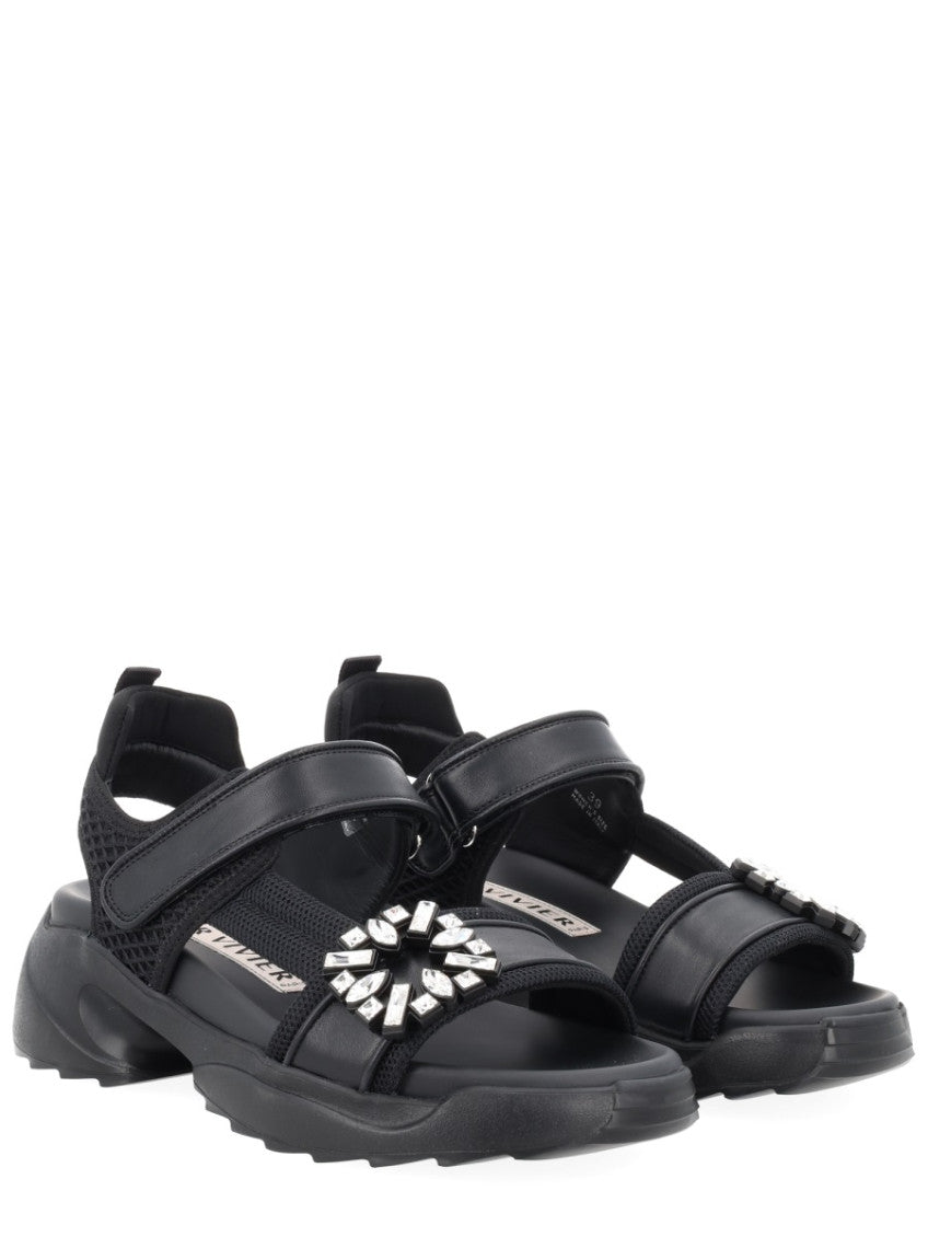 Black Open Toe Sandals 2