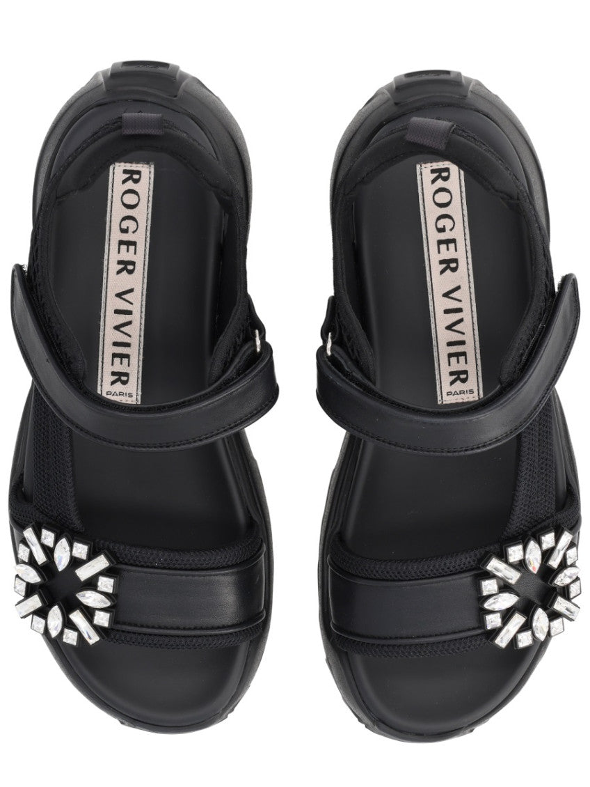 Black Open Toe Sandals 5