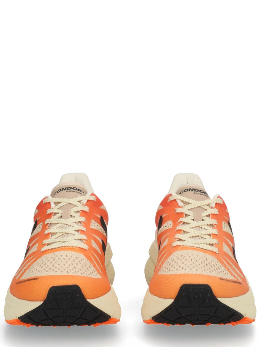 Orange Color Block Sneakers 3
