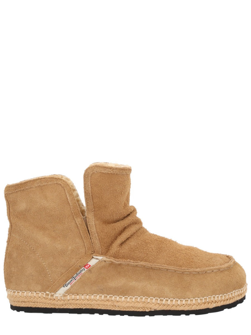 Beige Slip-on Boots 1