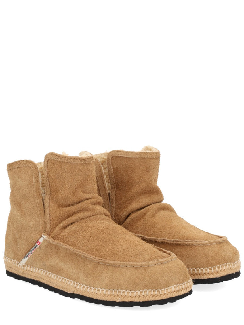 Beige Slip-on Boots 2
