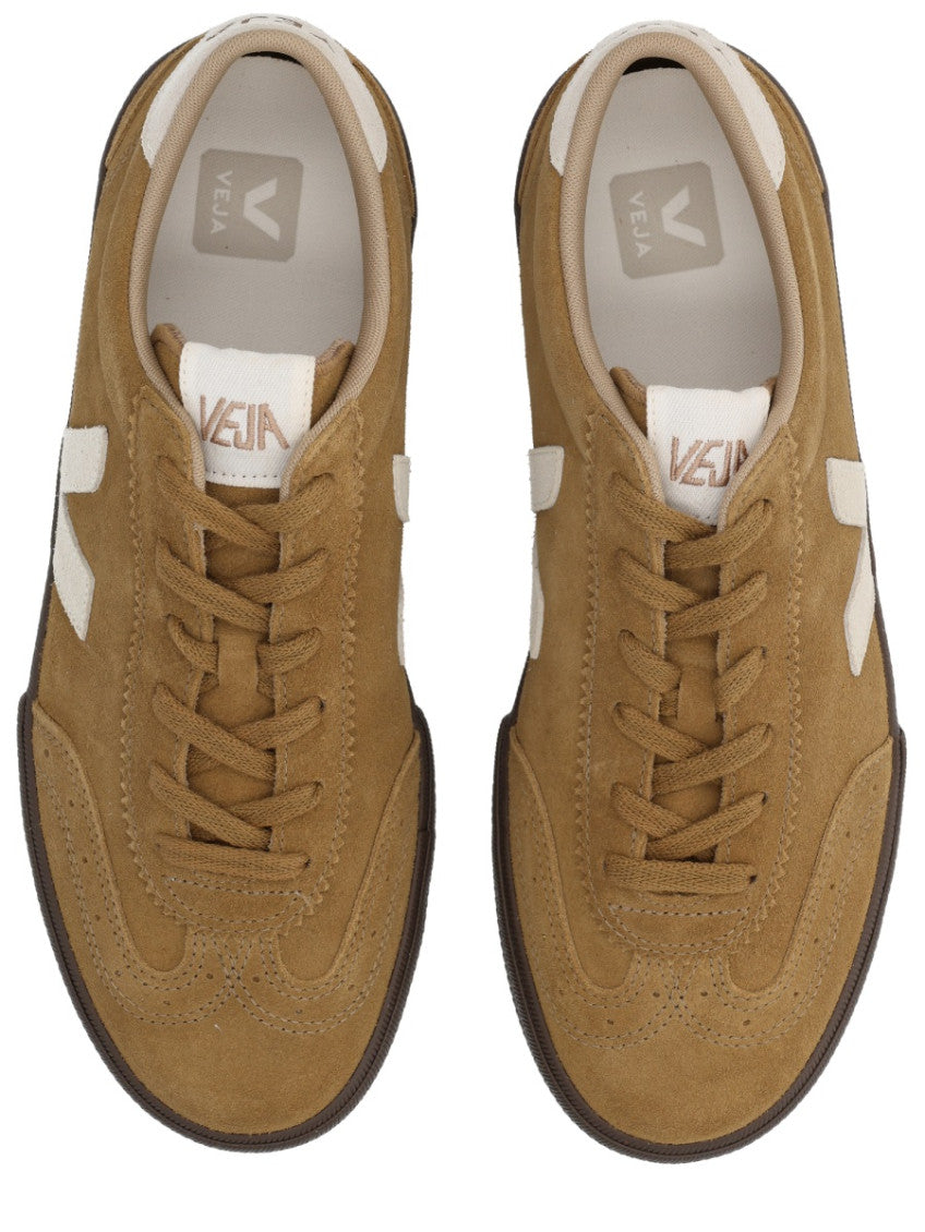 Beige Solid Volley Sneakers 5