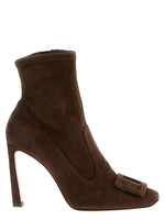 Brown Zipper Boots 1