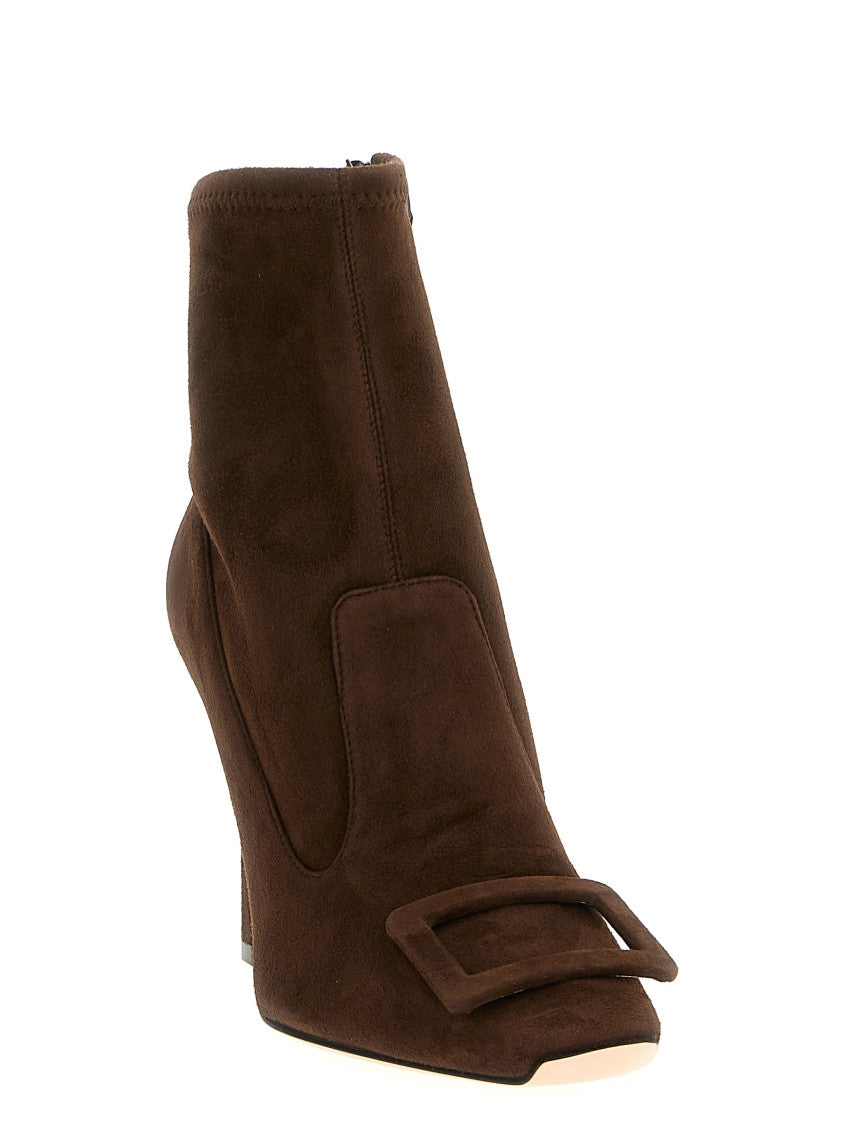 Brown Zipper Boots 2