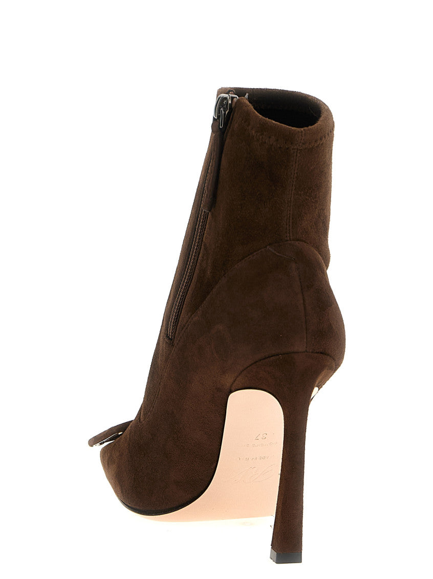 Brown Zipper Boots 3