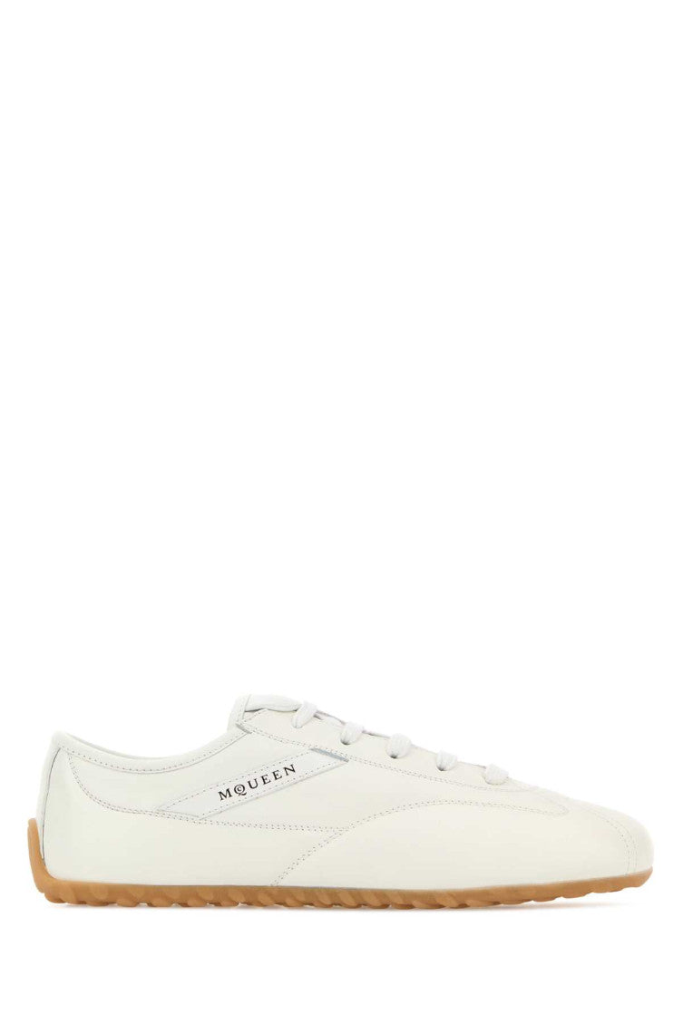 Off White Lace Up Sneakers 1