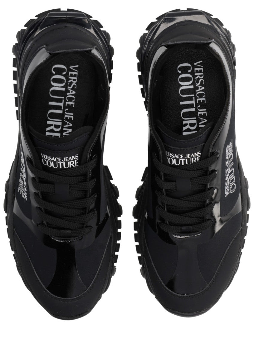 Black Logo New Trail Sneakers 5