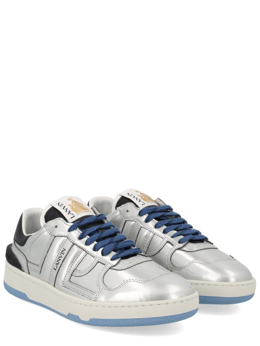Silver Solid Clay Sneakers 2