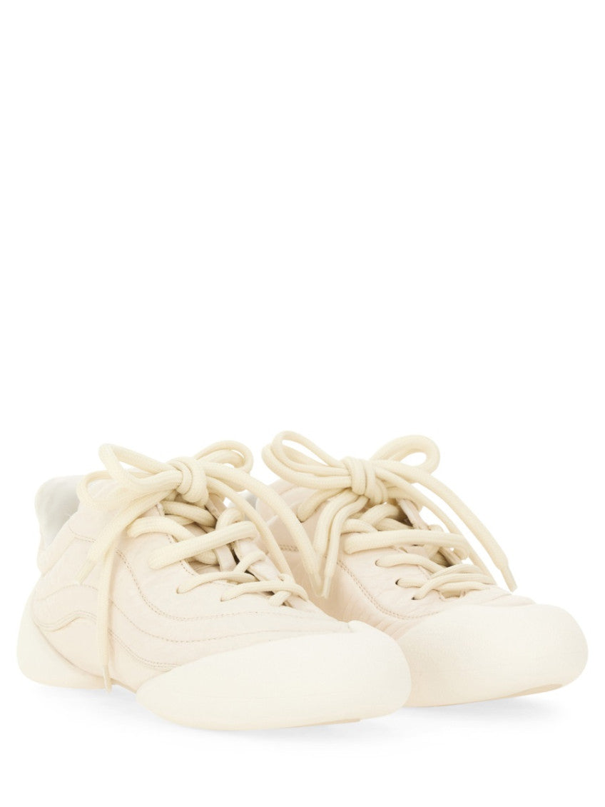 White Lace Up Sneakers 2