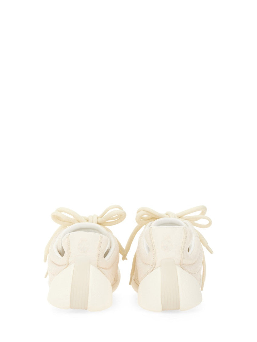 White Lace Up Sneakers 3