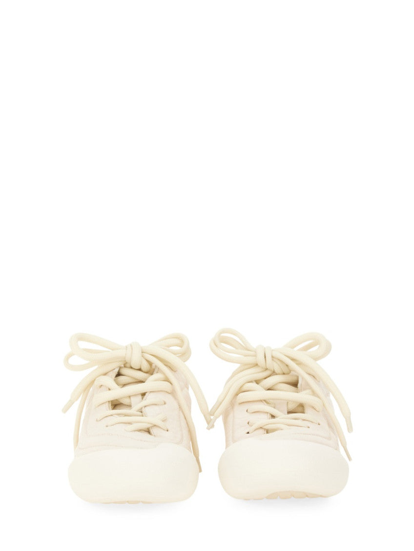 White Lace Up Sneakers 4